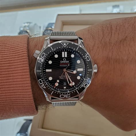 omega mesh bracelet Seamaster